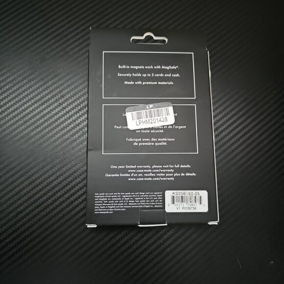 Kate Spade New York Blue Strawberry Magnetic Phone Wallet Works w. MagSafe - Picture 4 of 6